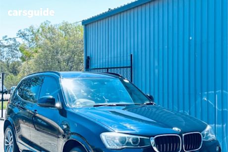 Black 2016 BMW X3 Wagon Xdrive 20I