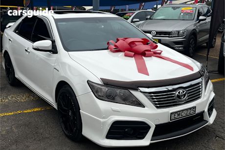 White 2013 Toyota Aurion Sedan Presara
