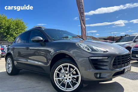 Grey 2015 Porsche Macan Wagon S Diesel