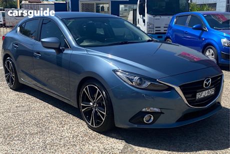 Blue 2015 Mazda 3 Sedan Sp25 Gt