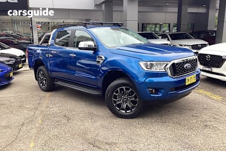 Blue 2021 Ford Ranger Double Cab Pick Up Xlt 3.2 (4X4)