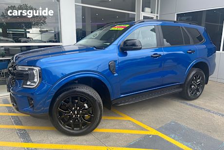 Blue 2025 Ford Everest Wagon Sport (Rwd)