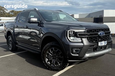 Grey 2025 Ford Ranger Double Cab Pick Up Wildtrak 3.0 (4X4)