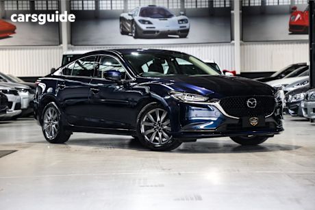 Blue 2020 Mazda 6 Sedan Touring