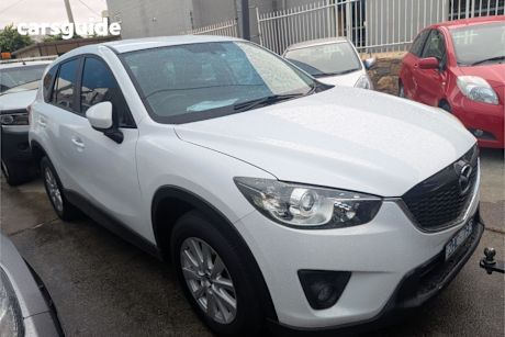 White 2012 Mazda CX-5 Wagon Maxx Sport (4X4)