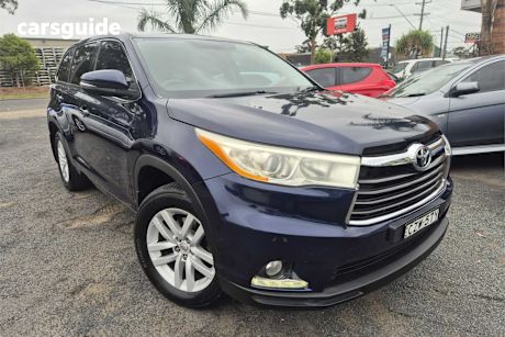 Blue 2015 Toyota Kluger Wagon Gx (4X2)