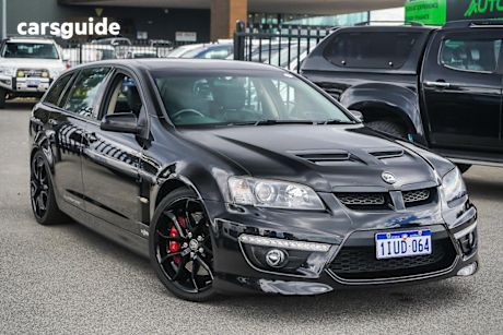 Black 2010 HSV Clubsport Wagon R8 Tourer