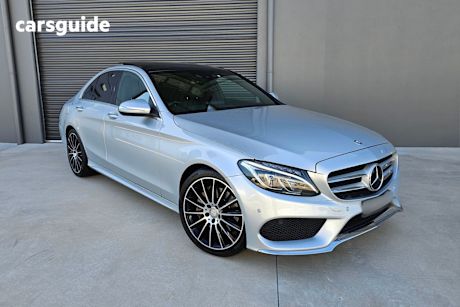 Silver 2014 Mercedes-Benz C250 Sedan Bluetec