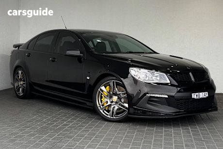 Black 2016 HSV Clubsport Sedan R8 Track Edition Ls3