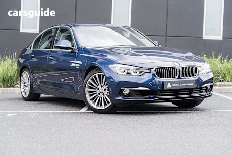 Blue 2016 BMW 320I Sedan Luxury Line