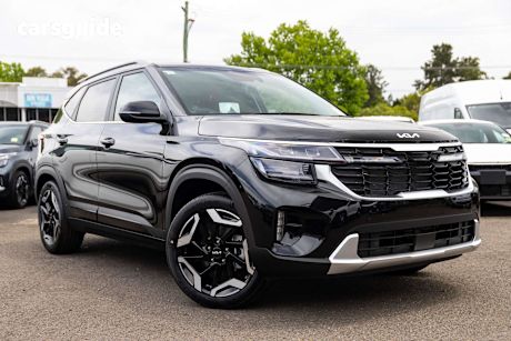 Black 2025 Kia Seltos Wagon Gt-Line (Fwd) (Two-Tone)