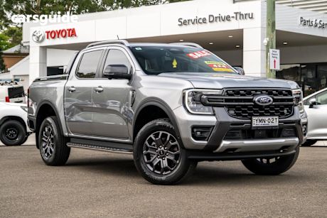 Silver 2023 Ford Ranger Double Cab Pick Up Wildtrak 2.0 (4X4)