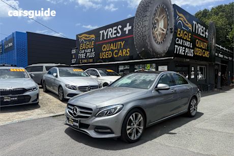 Silver 2014 Mercedes-Benz C200 Sedan