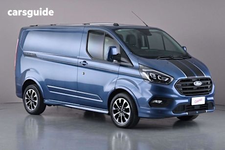 Blue 2020 Ford Transit Custom Van 320S Sport (Swb)