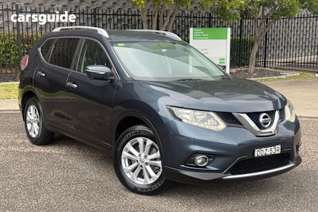Blue 2016 Nissan X-Trail Wagon St-L 7 Seat (Fwd)