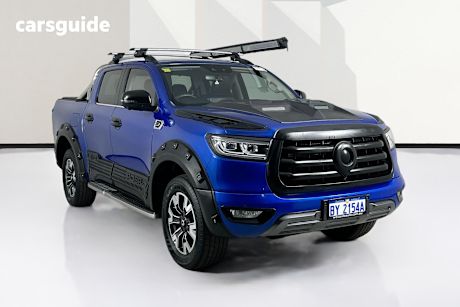 Blue 2022 GWM UTE Dual Cab Utility Cannon-L (4X4)