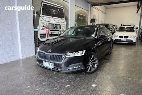 Black 2023 Skoda Octavia Wagon Style 110Tsi