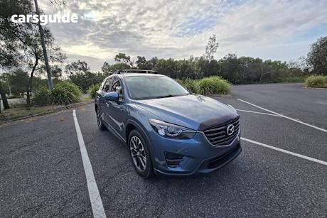 Blue 2015 Mazda CX-5 Wagon Grand Tourer (4X4)