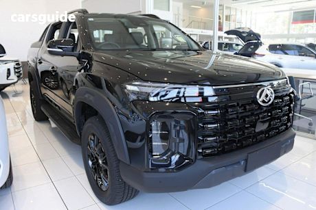 Black 2025 LDV T60 Double Cab Utility Max Plus (4X4)