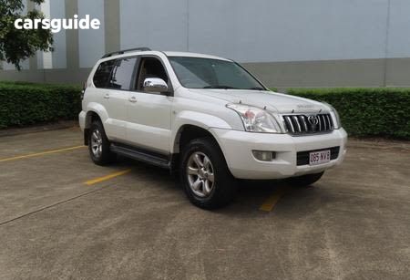 White 2004 Toyota Landcruiser Prado SUV VX 4X4