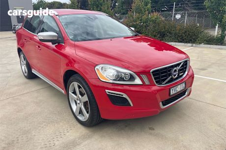 Red 2012 Volvo XC60 Wagon D5 R-Design