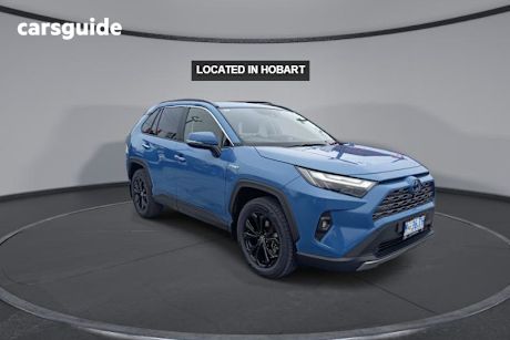 Blue 2023 Toyota RAV4 Wagon Cruiser (Awd) Hybrid