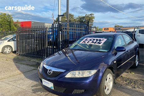 Blue 2005 Mazda 6 Sedan Classic