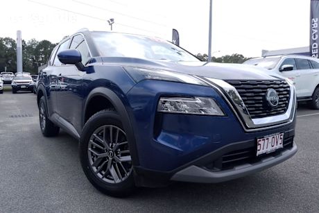 Blue 2023 Nissan X-Trail Wagon St (4Wd) 7 Seat