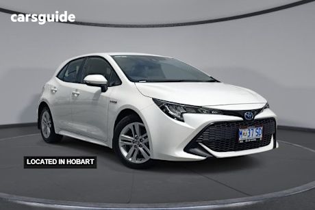 White 2022 Toyota Corolla Hatchback Ascent Sport Hybrid
