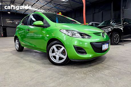 Green 2010 Mazda 2 Hatchback Neo