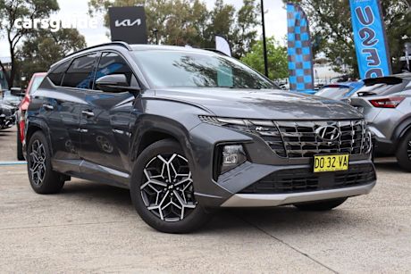 Grey 2022 Hyundai Tucson Wagon Highlander N Line (Awd)