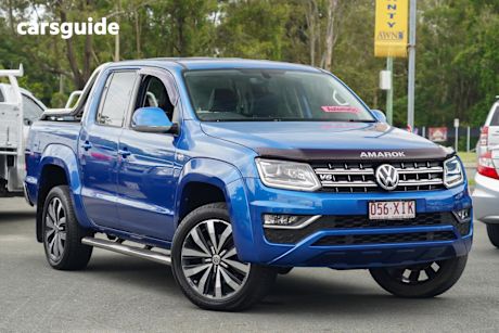 Blue 2017 Volkswagen Amarok Dual Cab Utility V6 Tdi 550 Highline