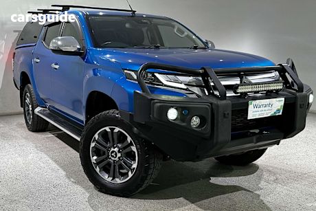 Blue 2020 Mitsubishi Triton Double Cab Pick Up Gls (4X4)