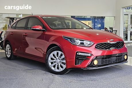 Red 2020 Kia Cerato Hatchback S