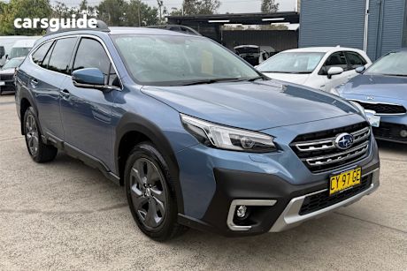 Blue 2021 Subaru Outback Wagon Awd