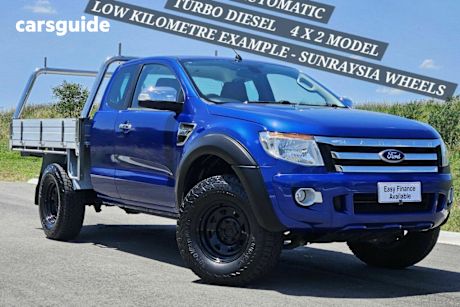 Blue 2013 Ford Ranger Crew Cab Pickup Xlt 3.2 Hi-Rider (4X2)