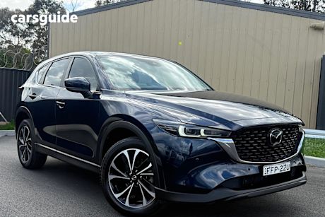 Blue 2024 Mazda CX-5 Wagon G25 Touring (Awd)