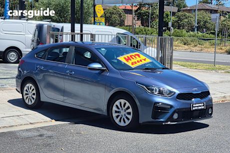 Blue 2019 Kia Cerato Hatchback S
