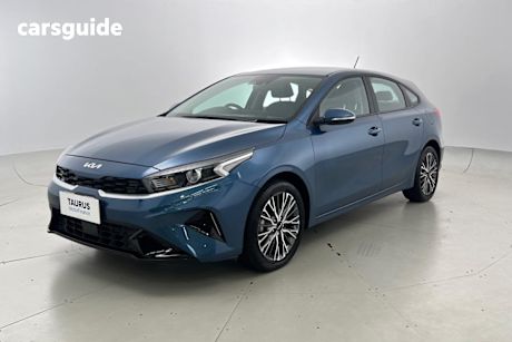 Blue 2024 Kia Cerato Hatchback Sport+