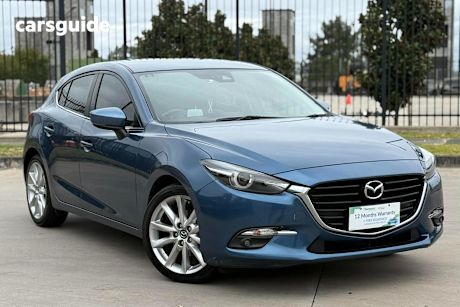 Blue 2017 Mazda 3 Hatchback Sp25 Gt