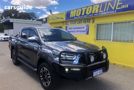 Grey 2023 Toyota Hilux Double Cab Pick Up Sr5 + Premium Interior (4X4)