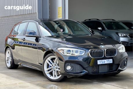 Black 2016 BMW 125I Hatchback M Sport