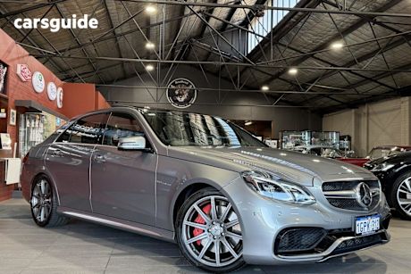 Grey 2014 Mercedes-Benz E63 Sedan Amg S