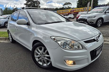 White 2008 Hyundai I30 Hatchback Slx 1.6 Crdi