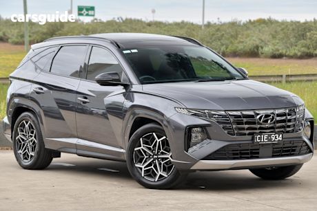 Grey 2023 Hyundai Tucson Wagon Highlander (Awd)