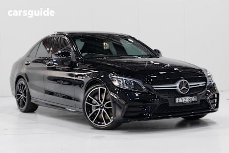 Black 2020 Mercedes-Benz C43 Sedan
