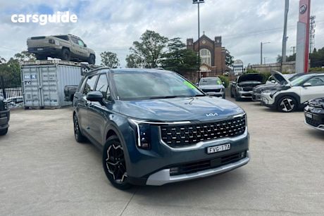 Blue 2025 Kia Carnival Wagon Sport+