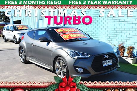 Grey 2012 Hyundai Veloster Coupe Sr Turbo