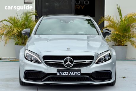 Silver 2018 Mercedes-Benz C63 Coupe S
