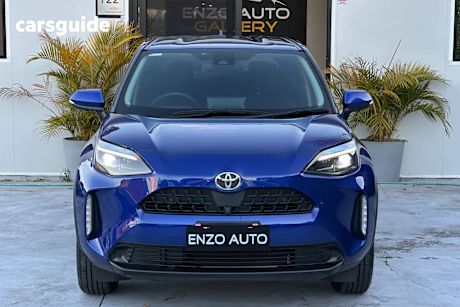 Blue 2021 Toyota Yaris Cross Wagon Gxl